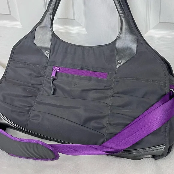 Athleta Spring Tote Gym Duffle Weekender Bag - Picture 2 of 13